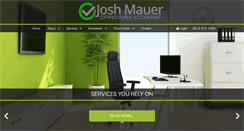 Desktop Screenshot of joshmauercpa.com
